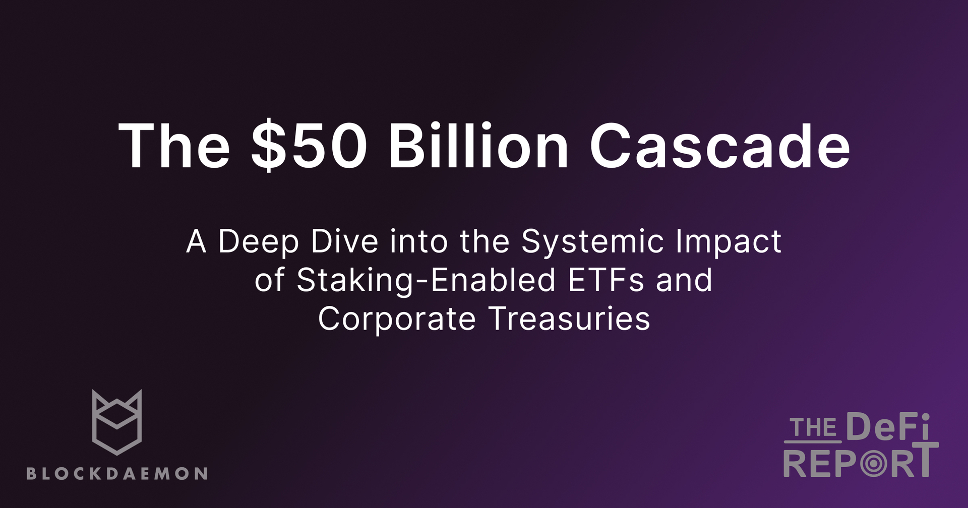 The $50 Billion Cascade 