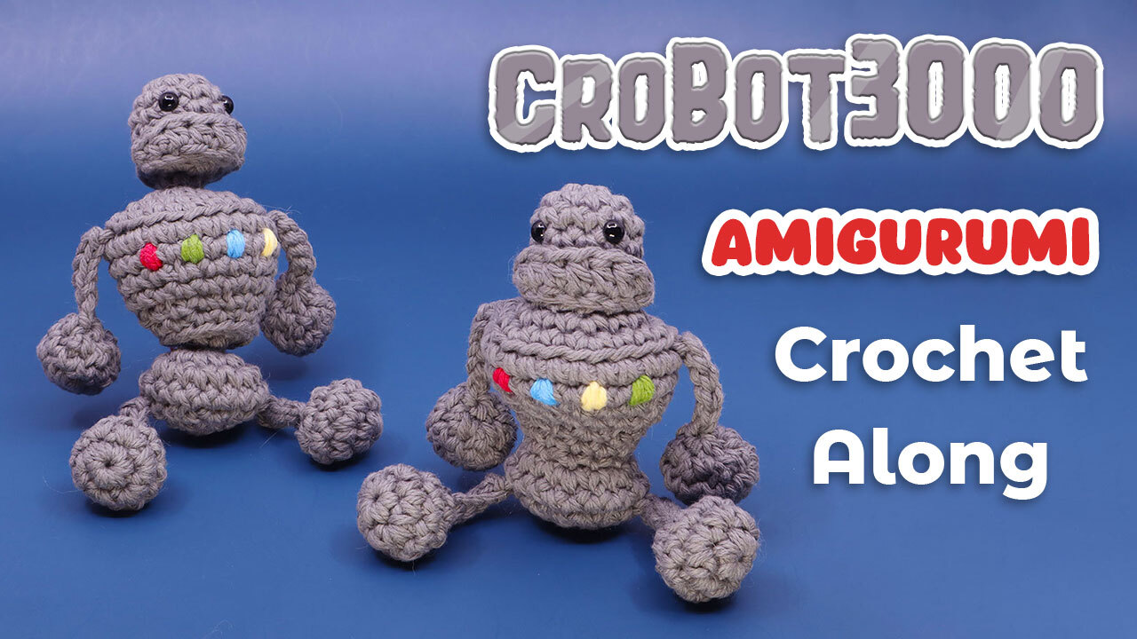 New robot crochet pattern! 🧶