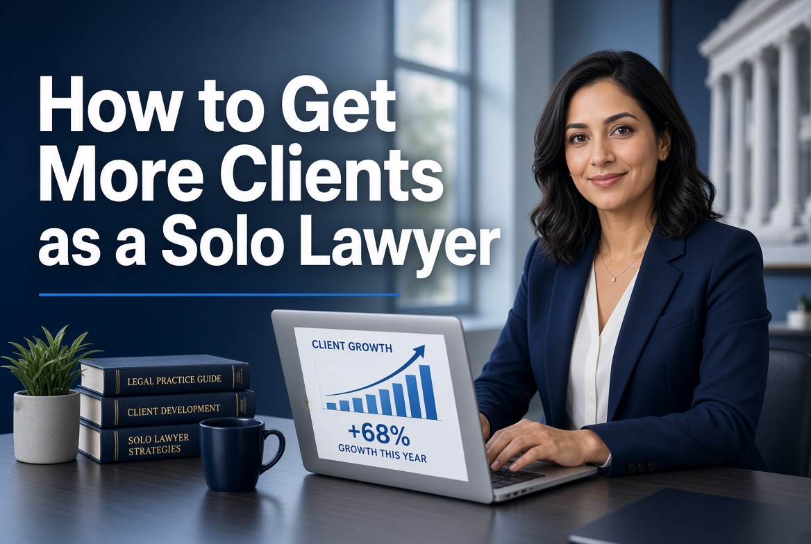 How to Get More Clients as a Solo Lawyer: A Practical 90-Day Plan