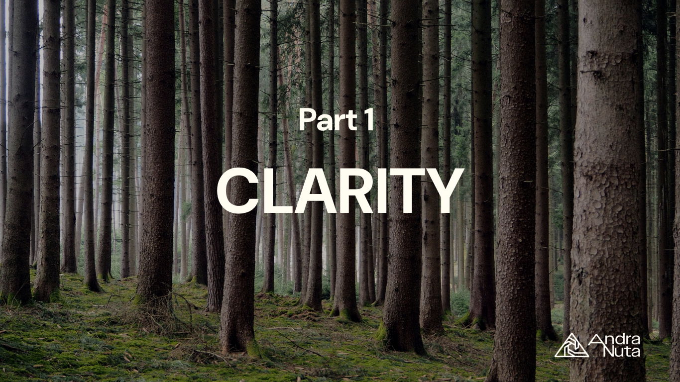 Clarity doesn't come from thinking harder