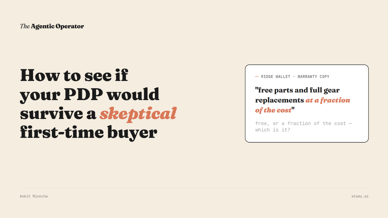 How to check if your PDP would survive a skeptical buyer