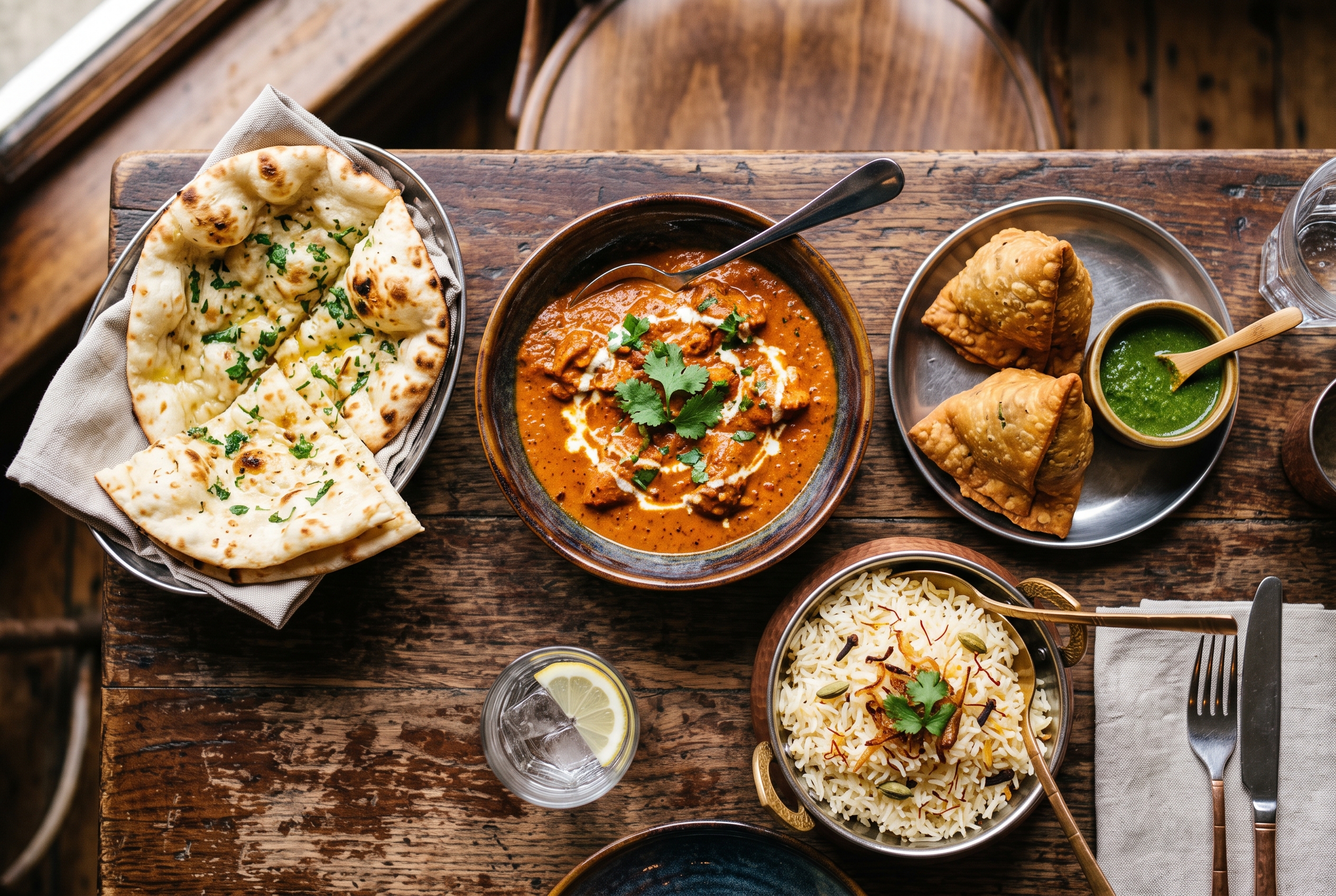 Illustration of Indian cuisine dishes representative of Zaika PSL