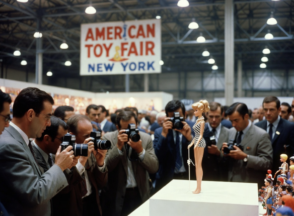 Barbie Makes Her Big Toy Fair Debut
