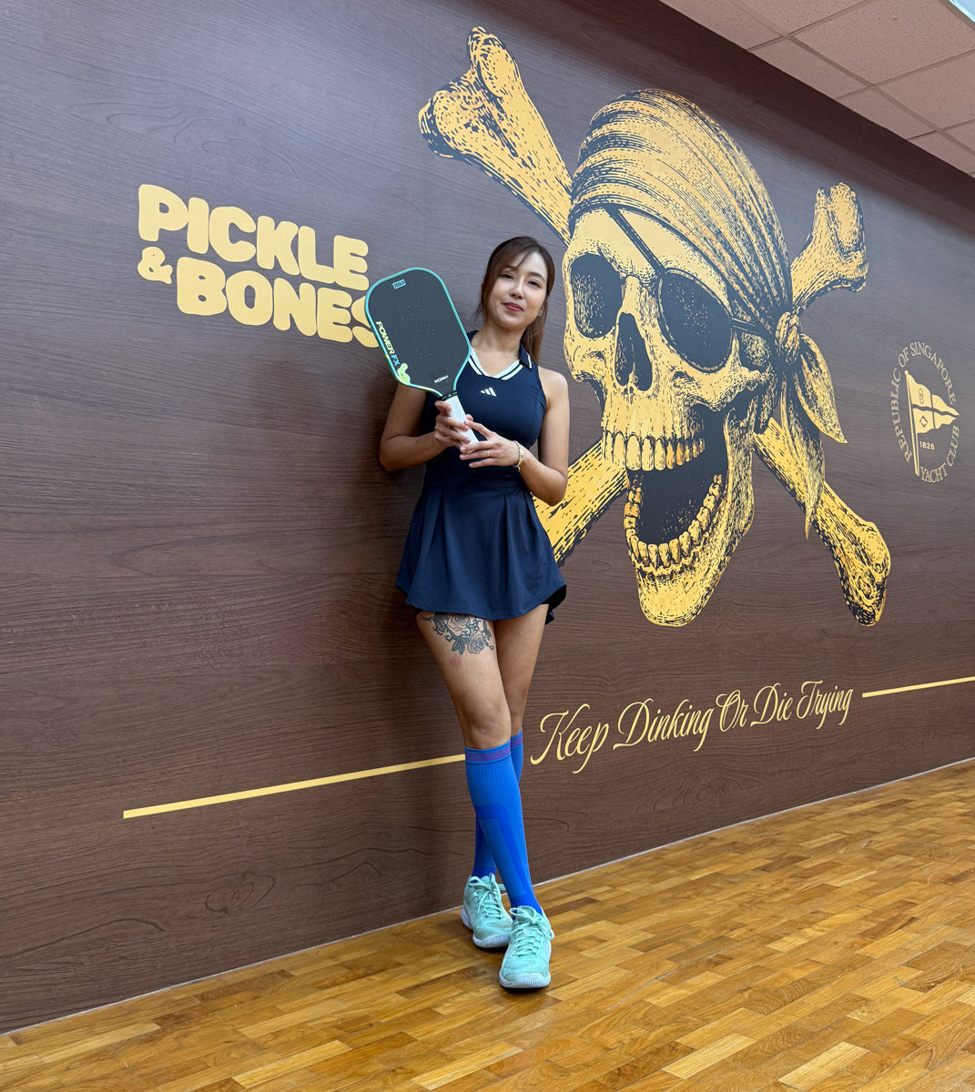 Pickle & Bones hosted the Joola FX launch. (Don't mind Evelyn, our clickbait hottie.)
