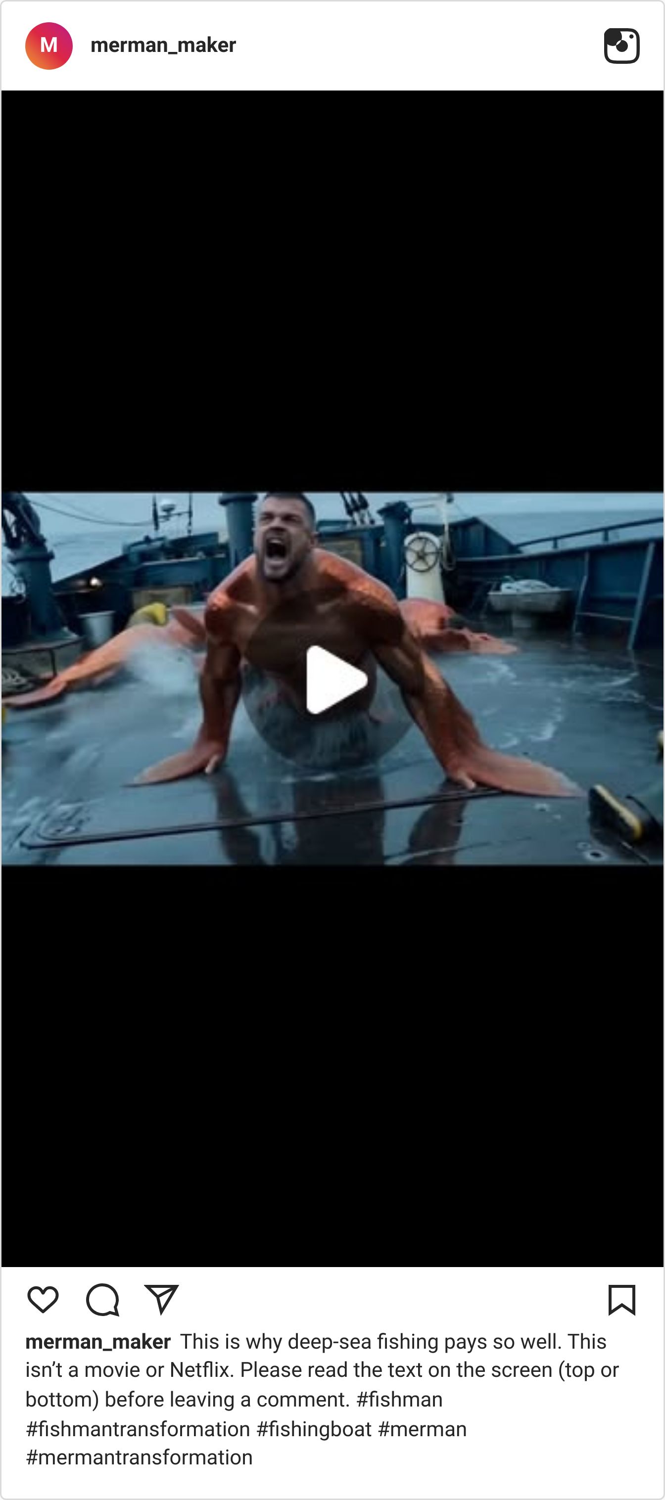 Instagram reel screenshot
