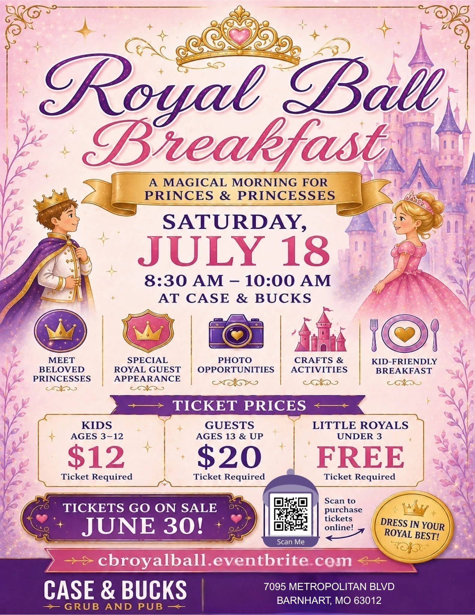 Royal Breakfast July 18th