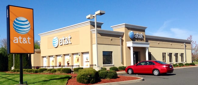 AT&T retail store exterior