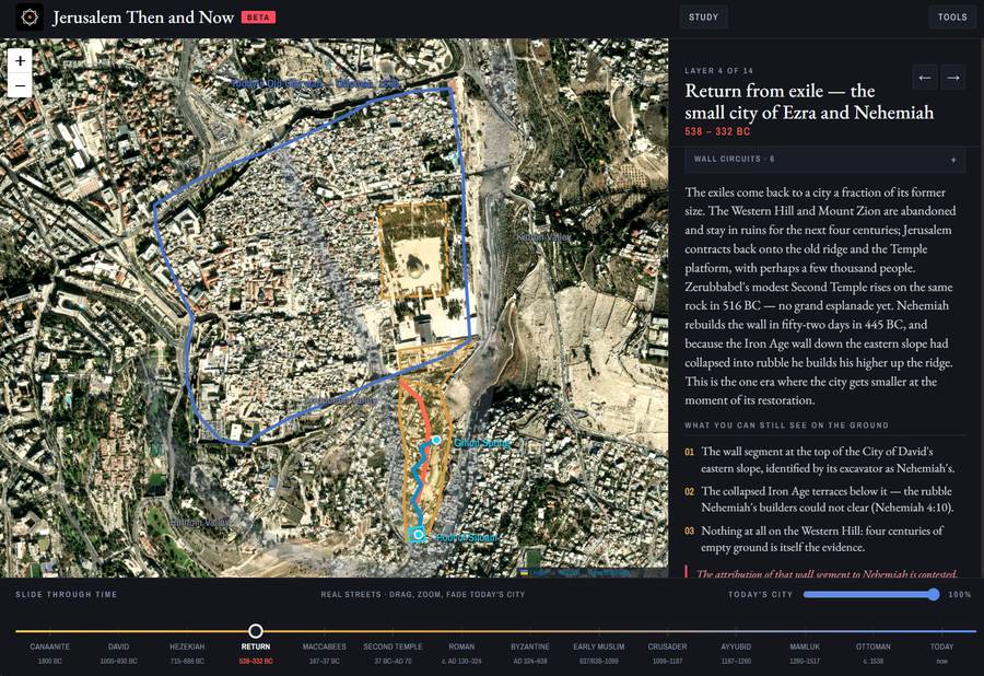 Jerusalem Then and Now