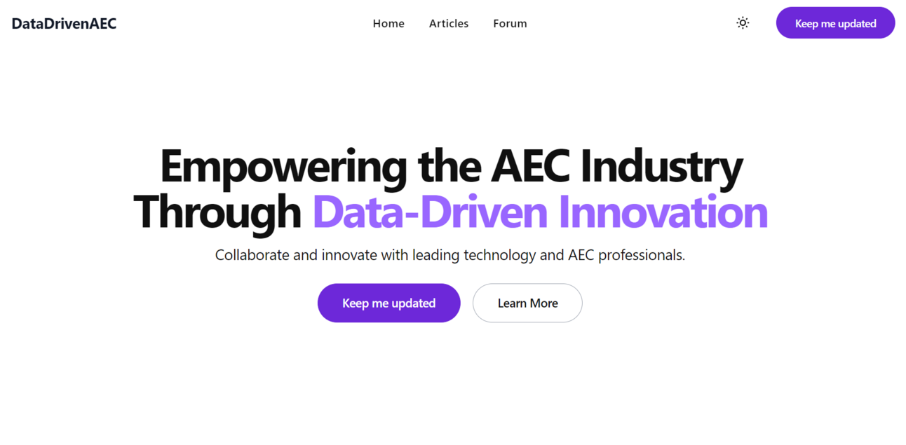 Week 18: Open Dialogue between Tech and AEC