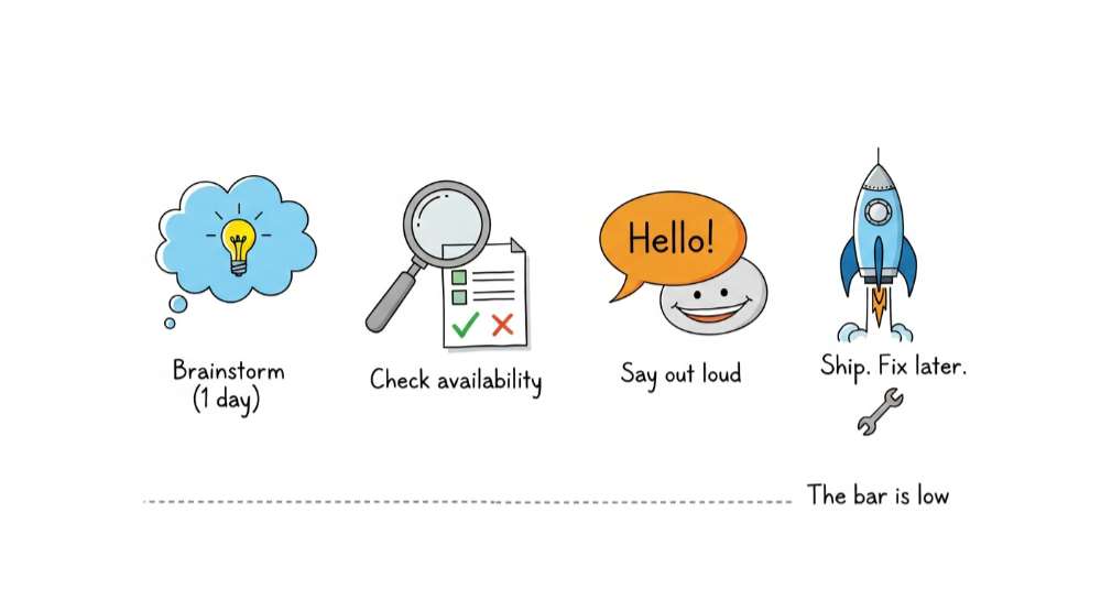 Simple guide to naming your company