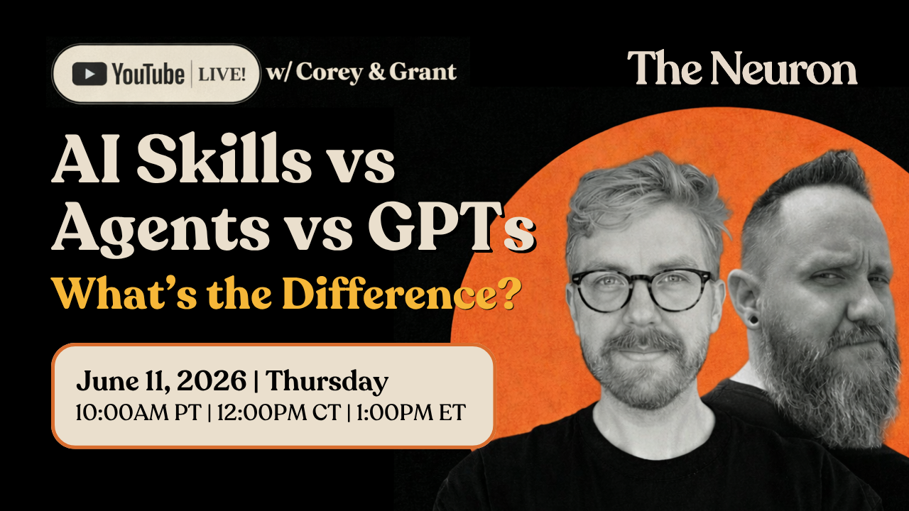 😸 WATCH: Skills vs Projects vs Custom GPT vs Agents vs Plugins vs...