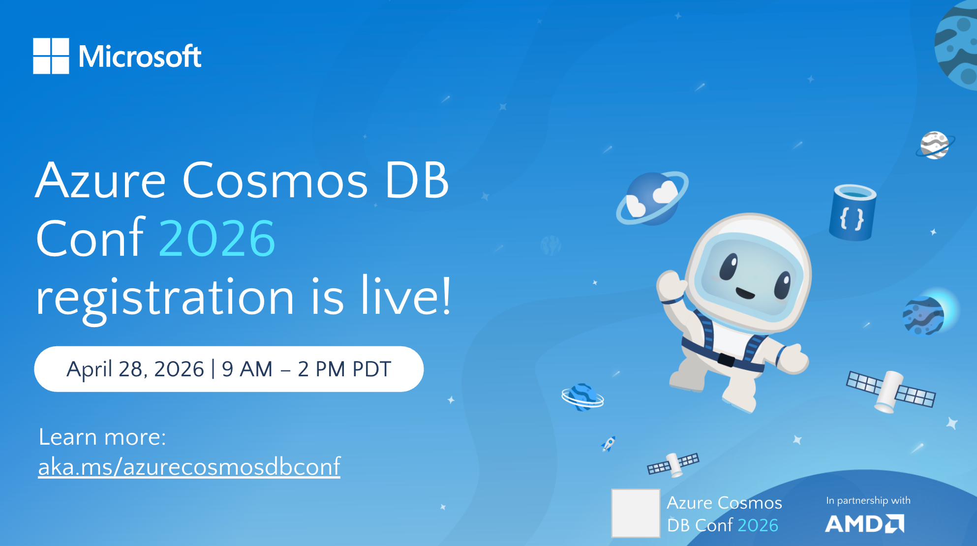 Cosmos DB Conf 2026: The Free AI + Data Event Worth Your Time (April 28th)
