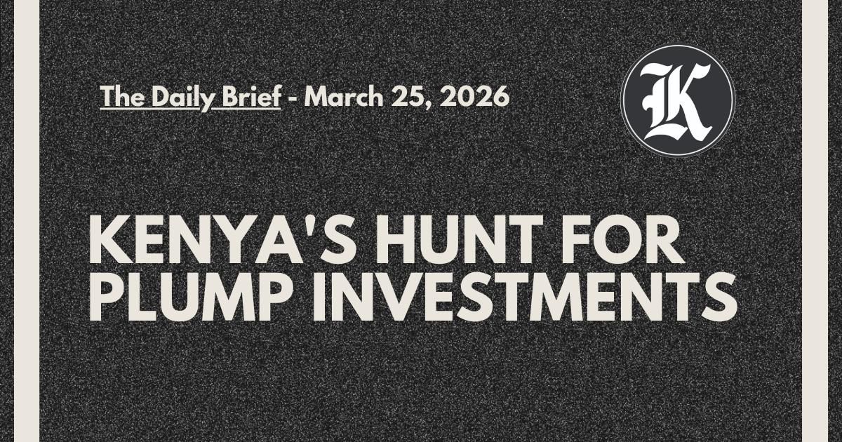 Kenya's Hunt For Plump Investments