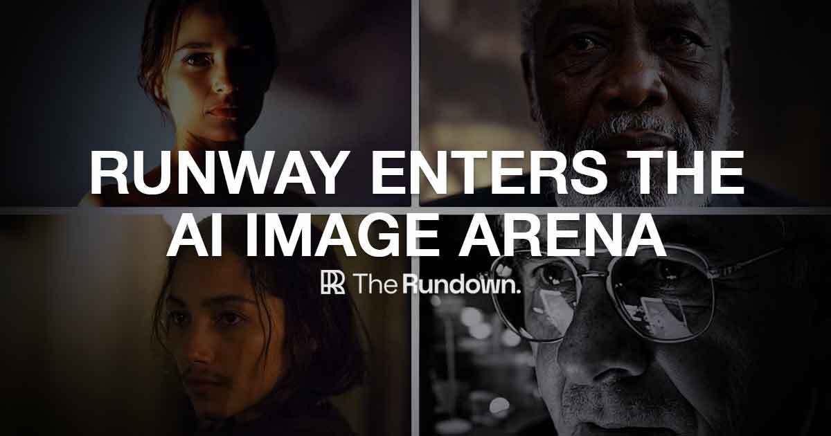 Runway enters the AI image arena