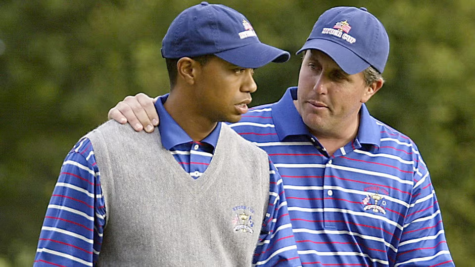 Phil Mickelson and Tiger Woods Ryder Cup Pairing