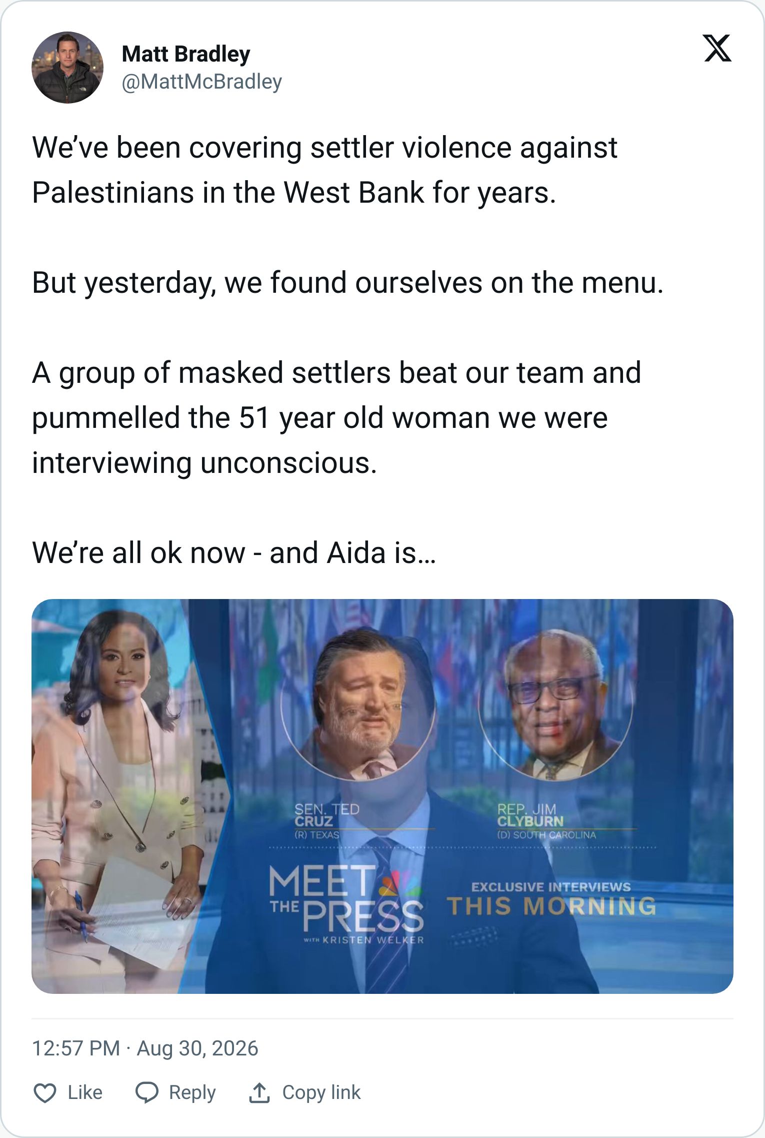 Tweet screenshot