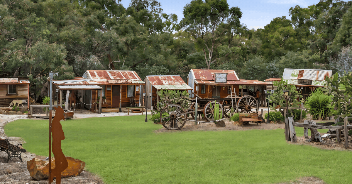 Replica Wild West town in Yandoit on the market