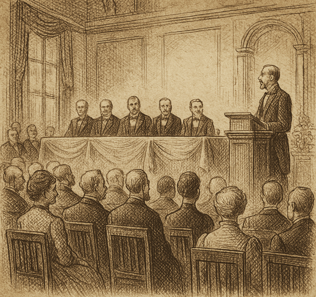 The first Nobel Prize ceremony in Stockholm, 1901