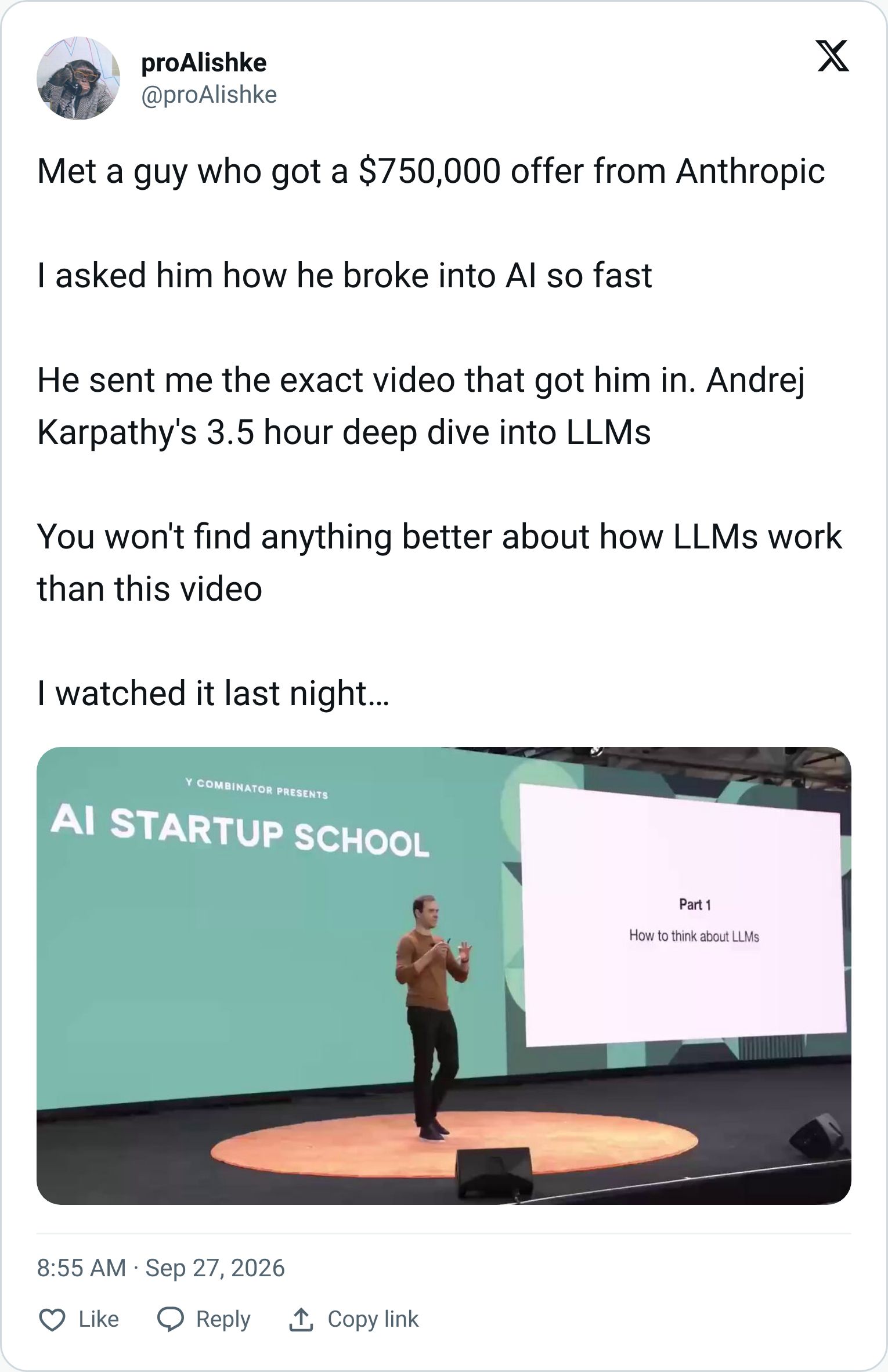 Tweet screenshot