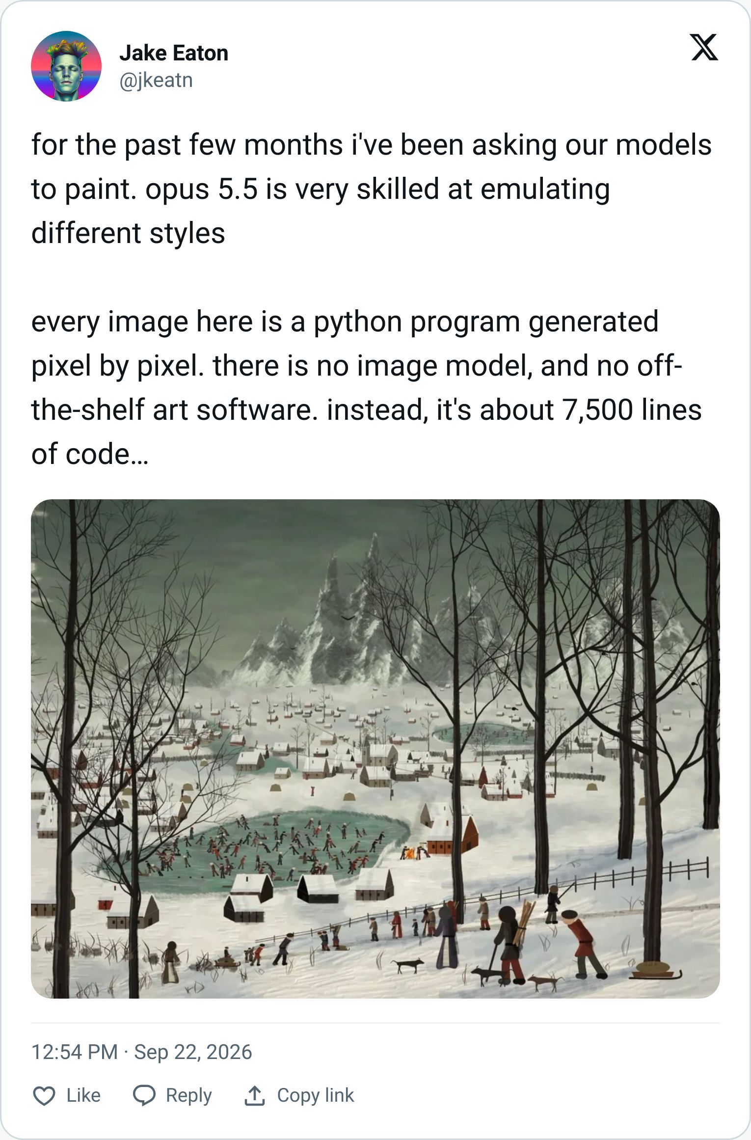 Tweet screenshot