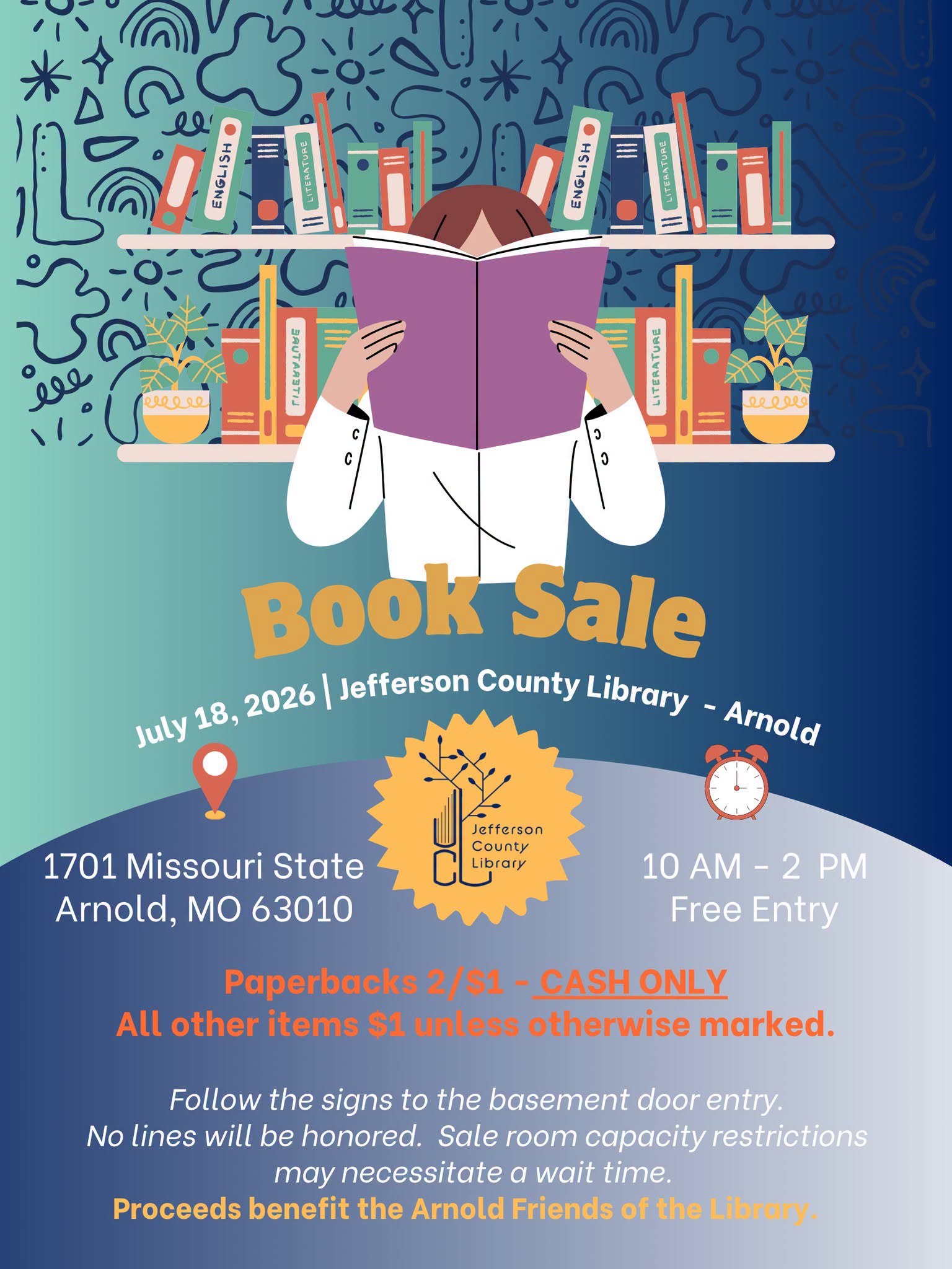 Book Sale July 18th