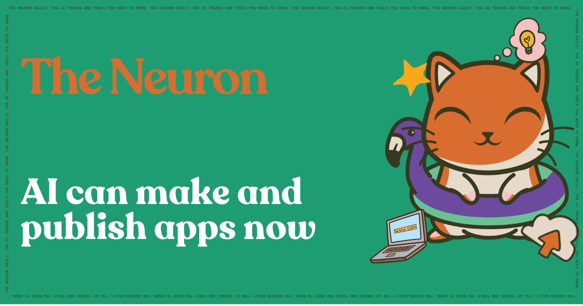 😺 AI builds apps in 2 mins flat