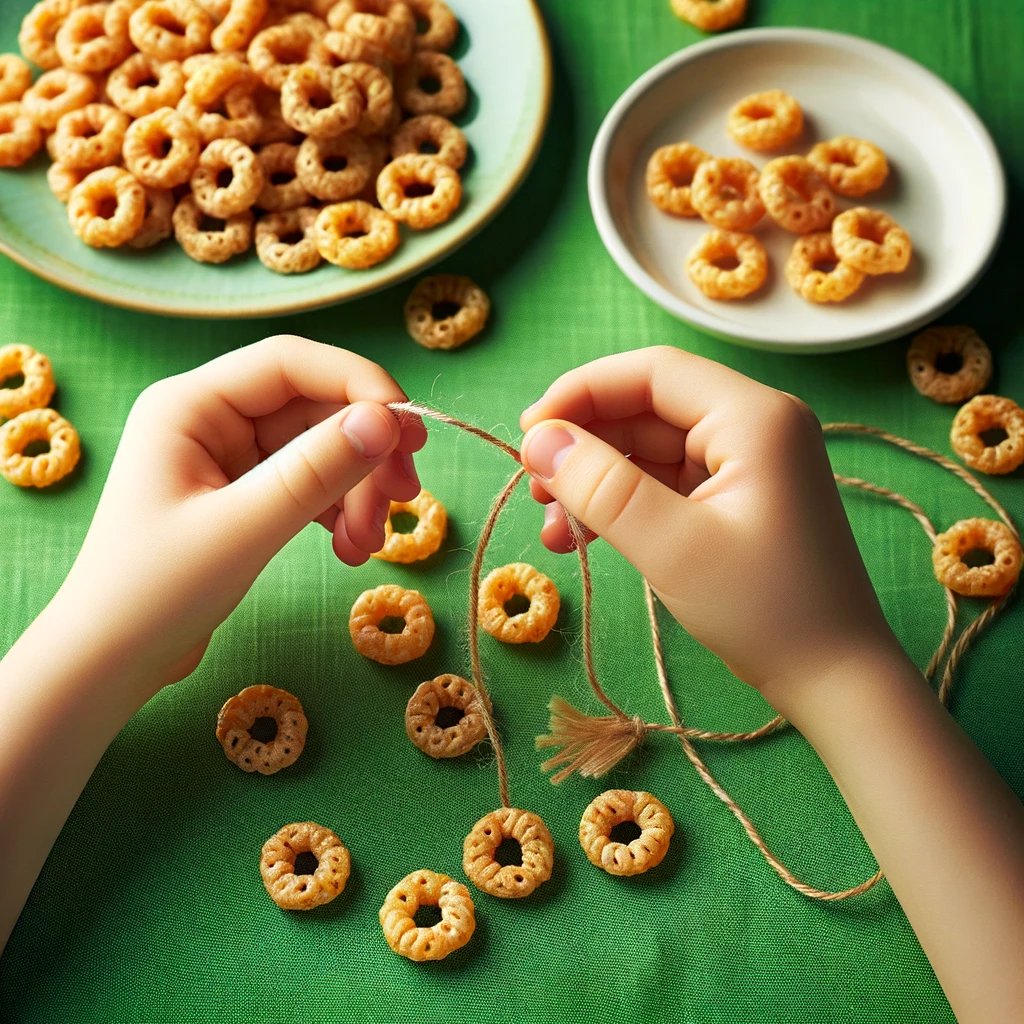 Edible Cereal Necklaces