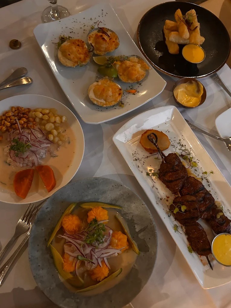 Ceviche and pisco sour at Lima Restaurant and Pisco Bar in Naples