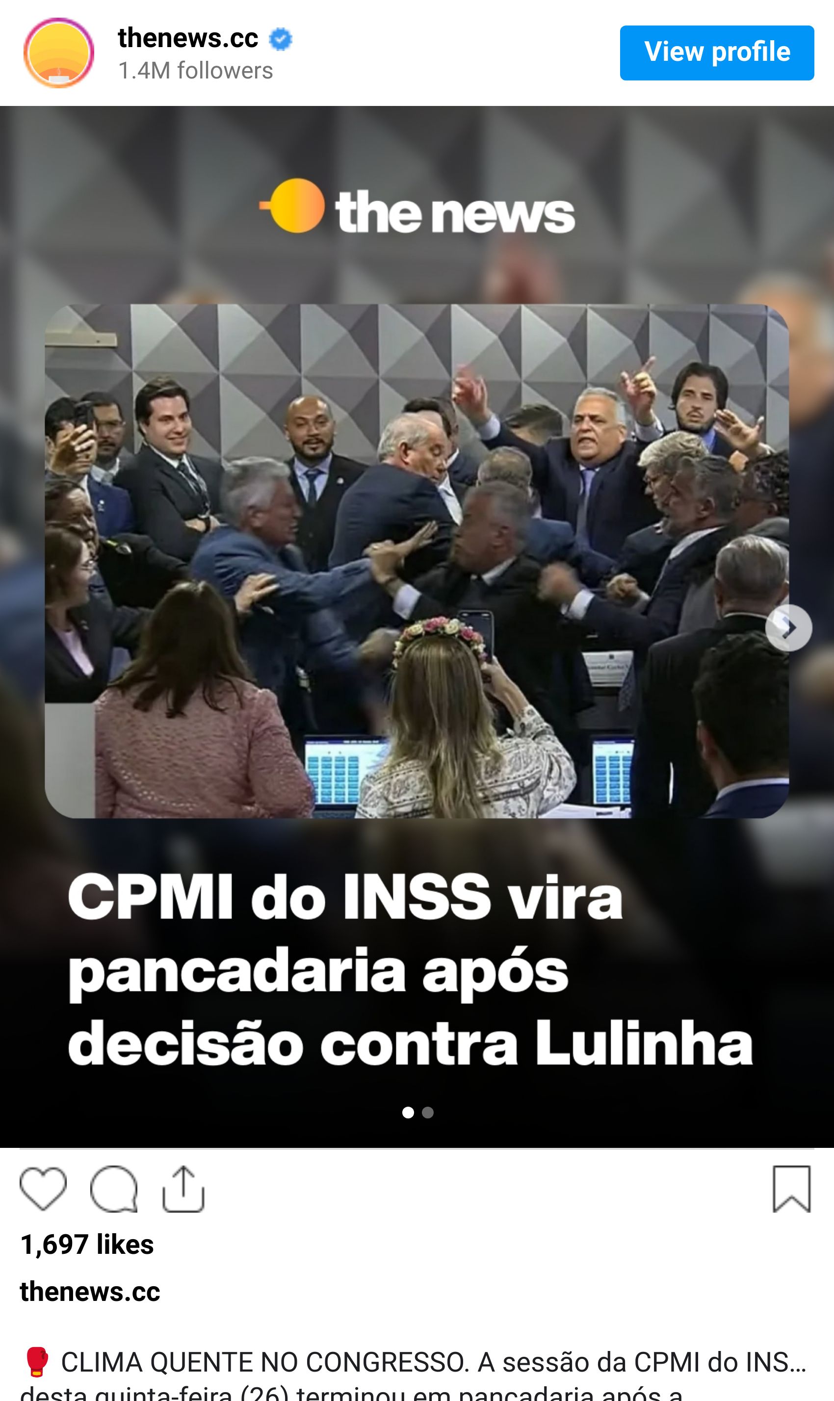 Instagram reel screenshot