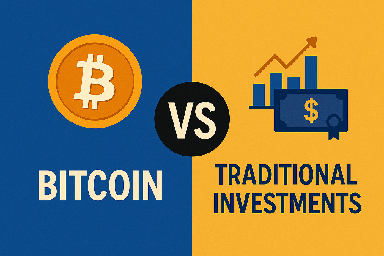 Bitcoin vs. Traditional Investments — Where Should You Place Your Bet?