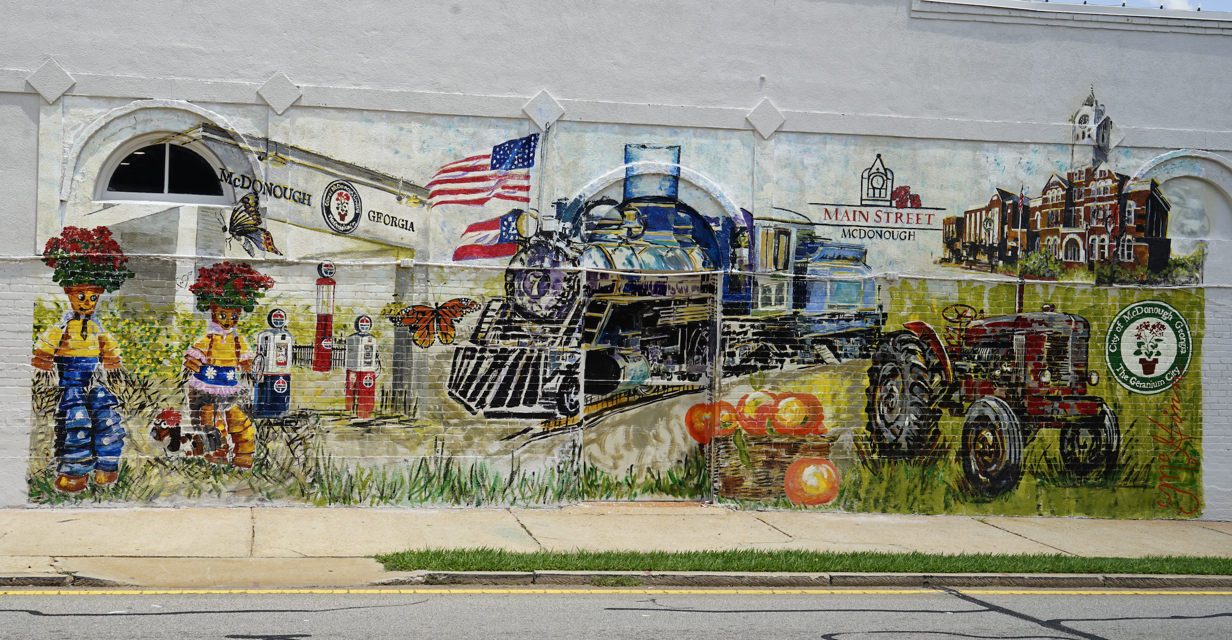 New mural in downtown McDonough