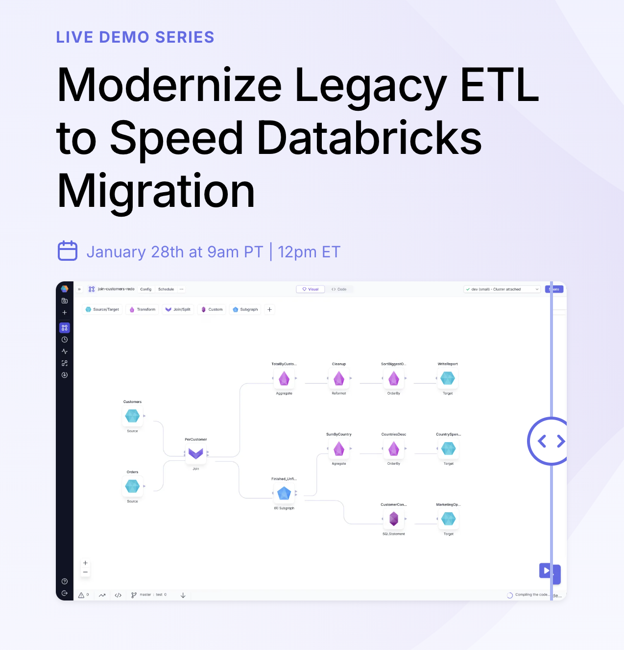 Modernize Legacy ETL to Speed Databricks Migration