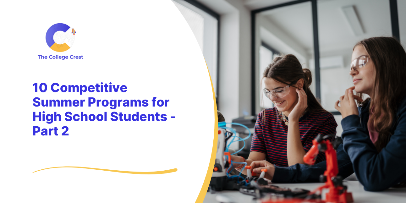Reex 10 Competitive Summer Programs for High School Students - Part 2