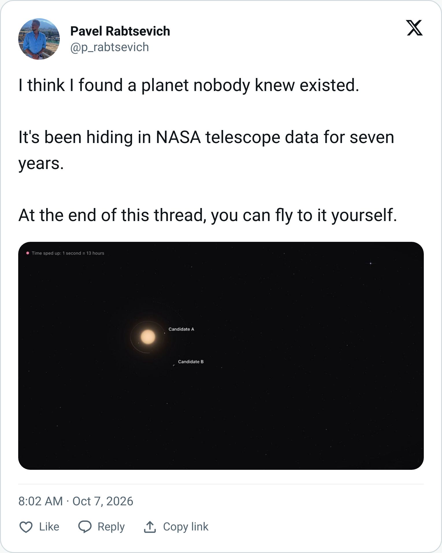 Tweet screenshot