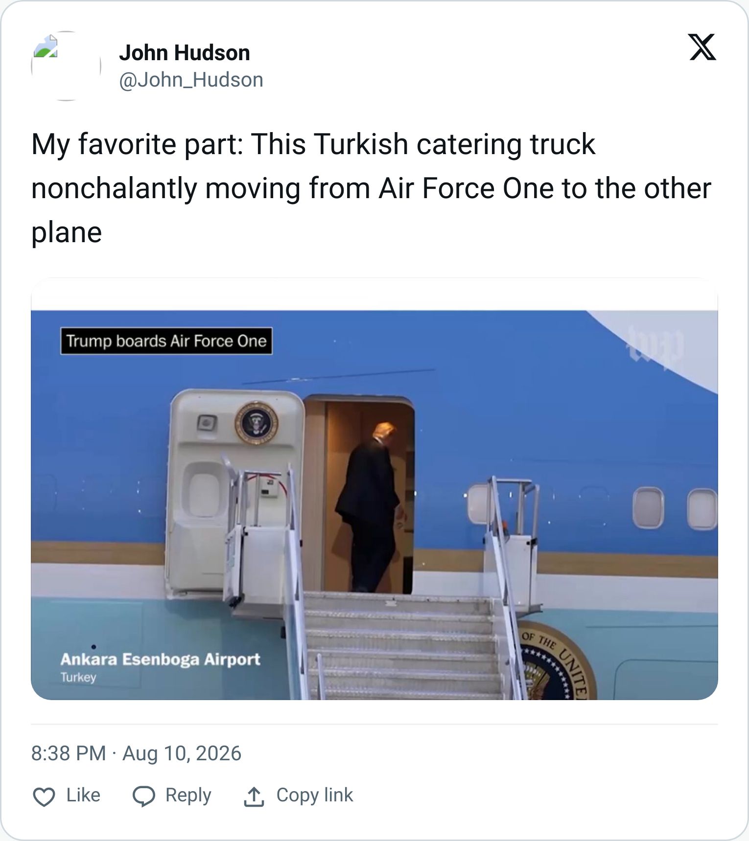 Tweet screenshot