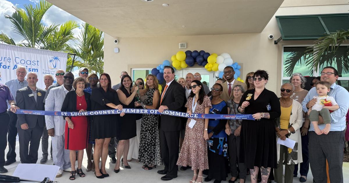 Ribbon-cutting at the Treasure Coast School for Autism in Port St. Lucie