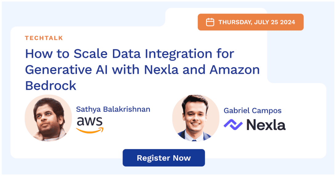 Webinar with AWS Bedrock: Scale Data Integration for Generative AI