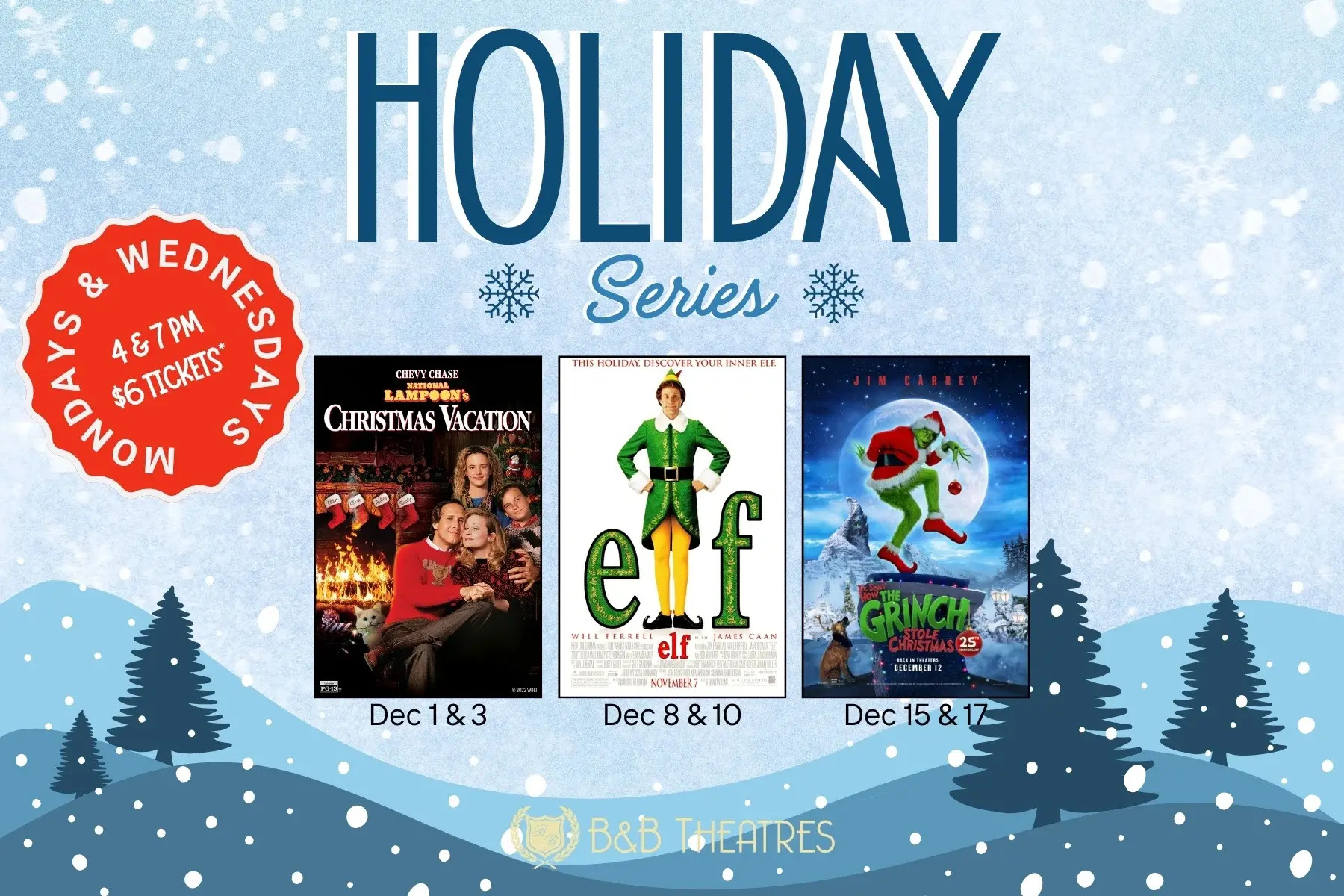 Holiday Retro Movie Series