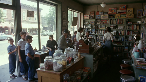 Saturday Morning at the Five and Dime, 1958
