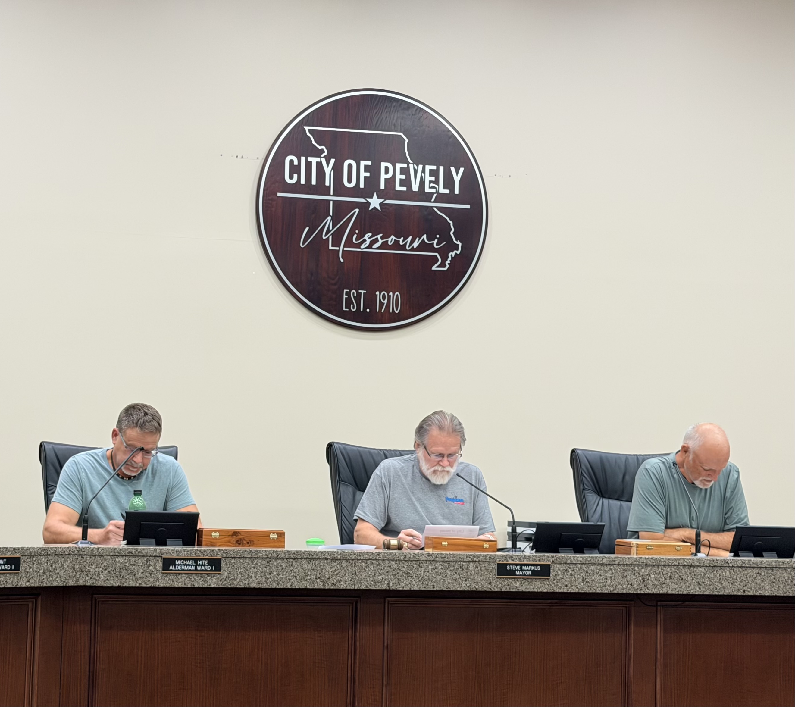 Pevely Board of Aldermen meeting