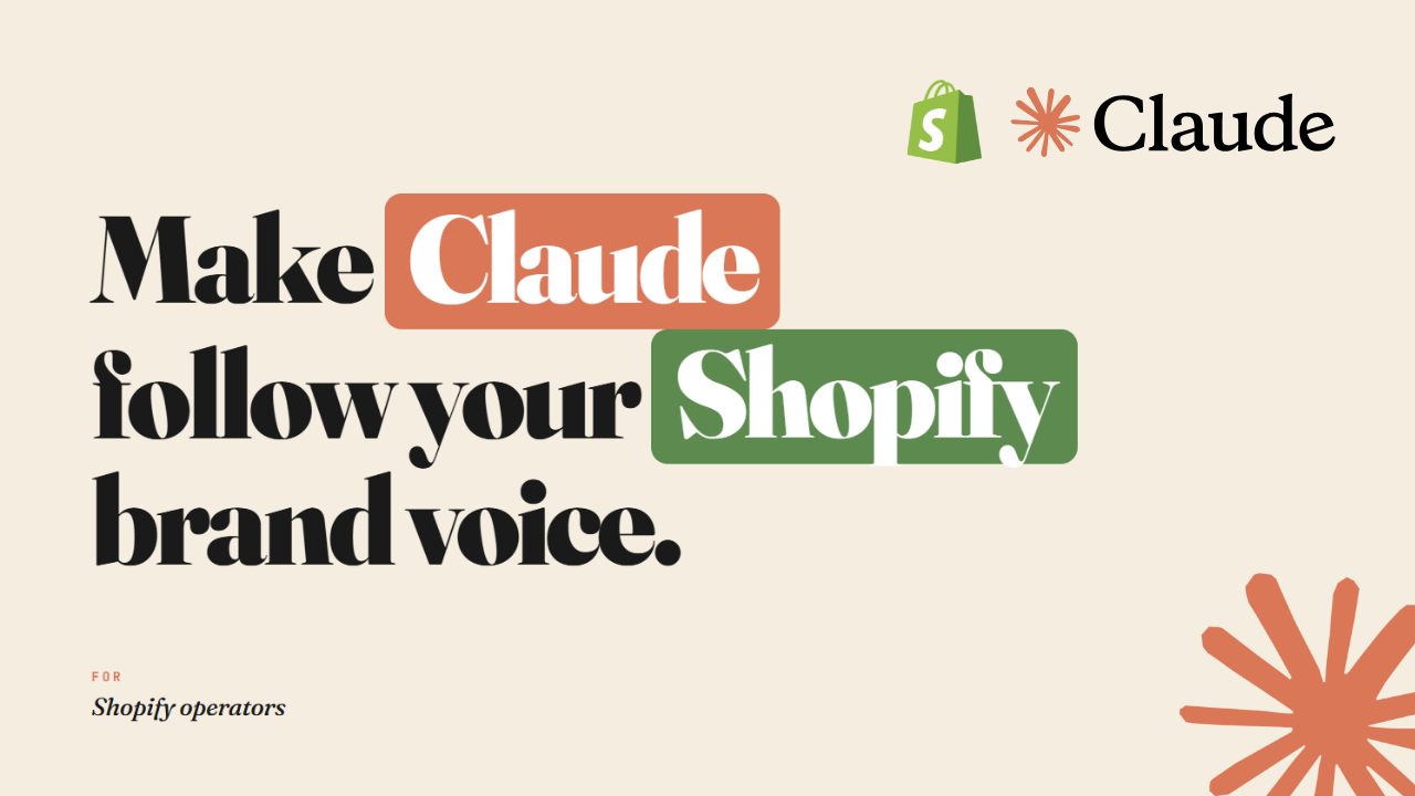 How to make Claude sound like your Shopify brand (files included)