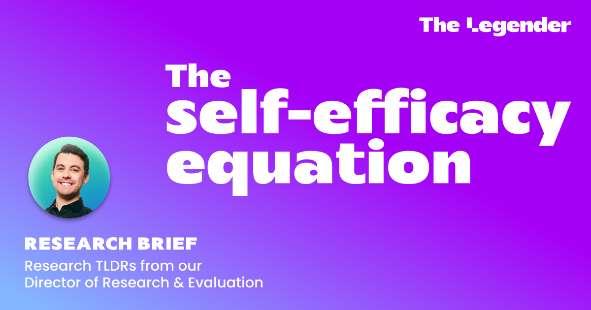 The Self-Efficacy Equation