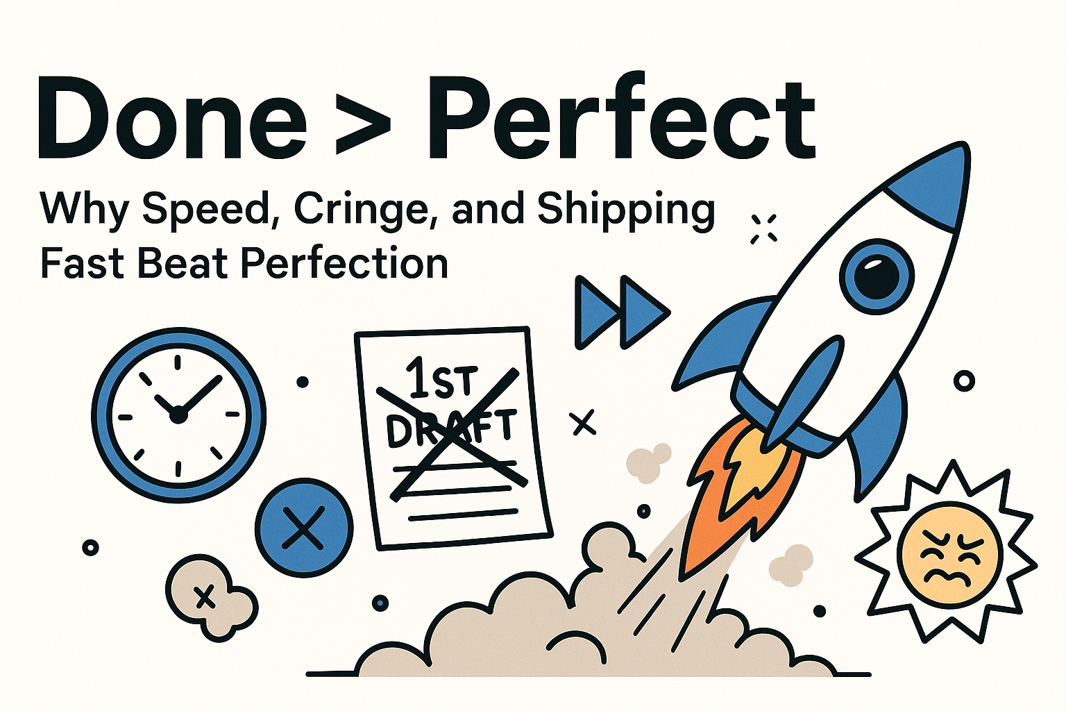 Embarrassment Is the Price of Progress. And Urgency? That’s the New Status Symbol.