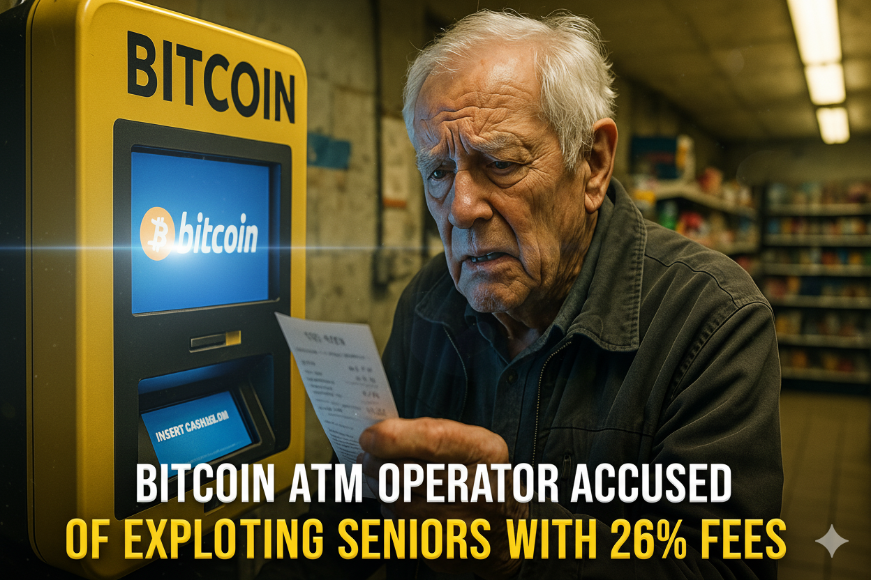 Bitcoin ATM Operator Accused of Exploiting Seniors With 26% Fees