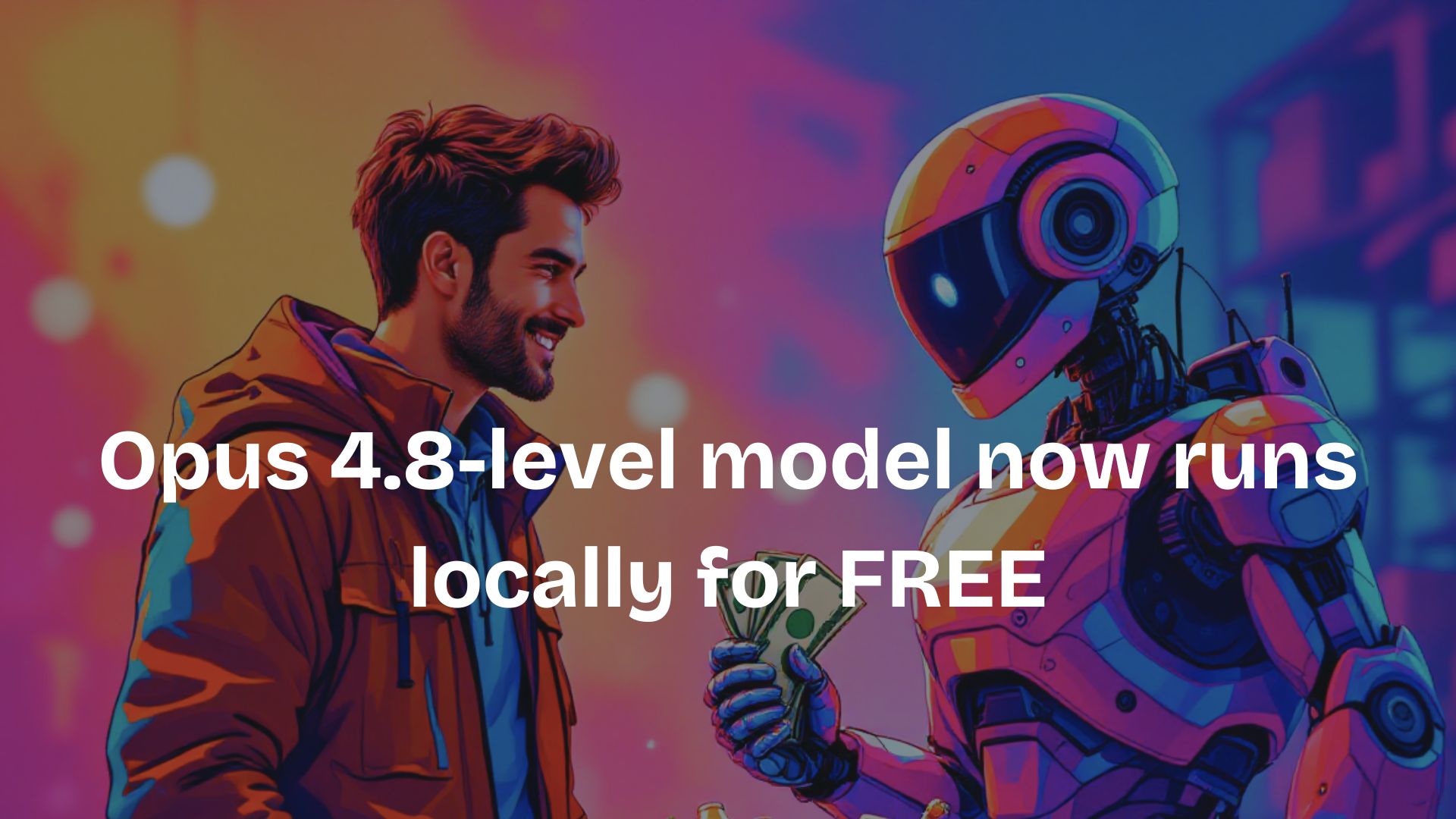 Opus 4.8-level model now runs locally for FREE