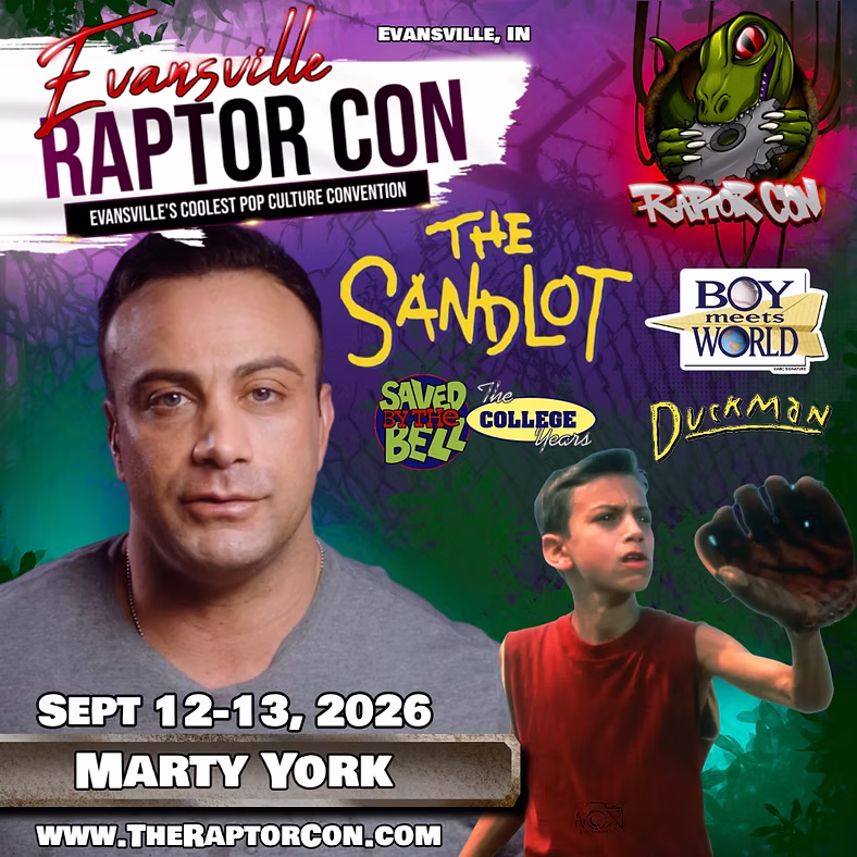 MARTY YORK at Evansville Raptor Con 2026
