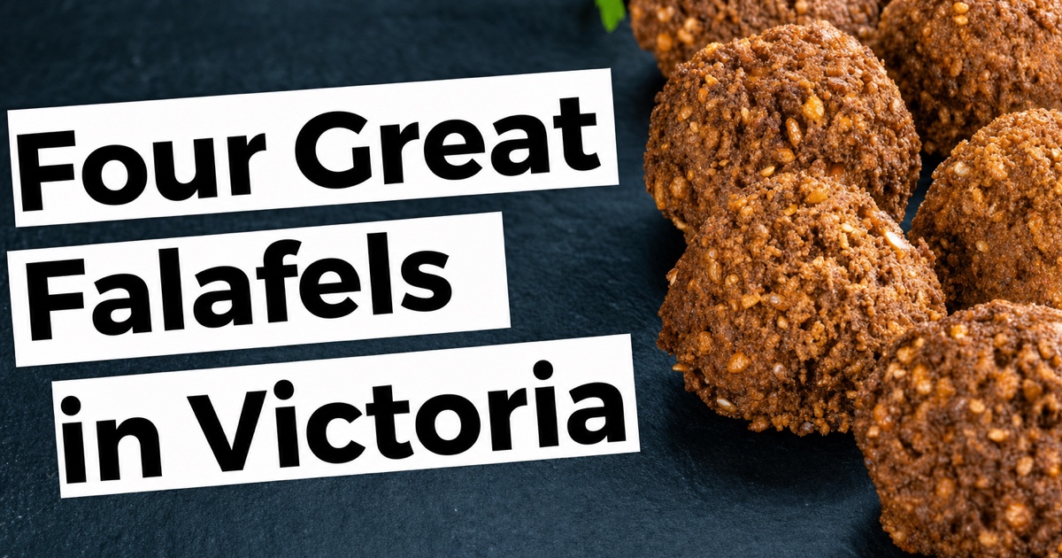 Four Great Falafels in Victoria
