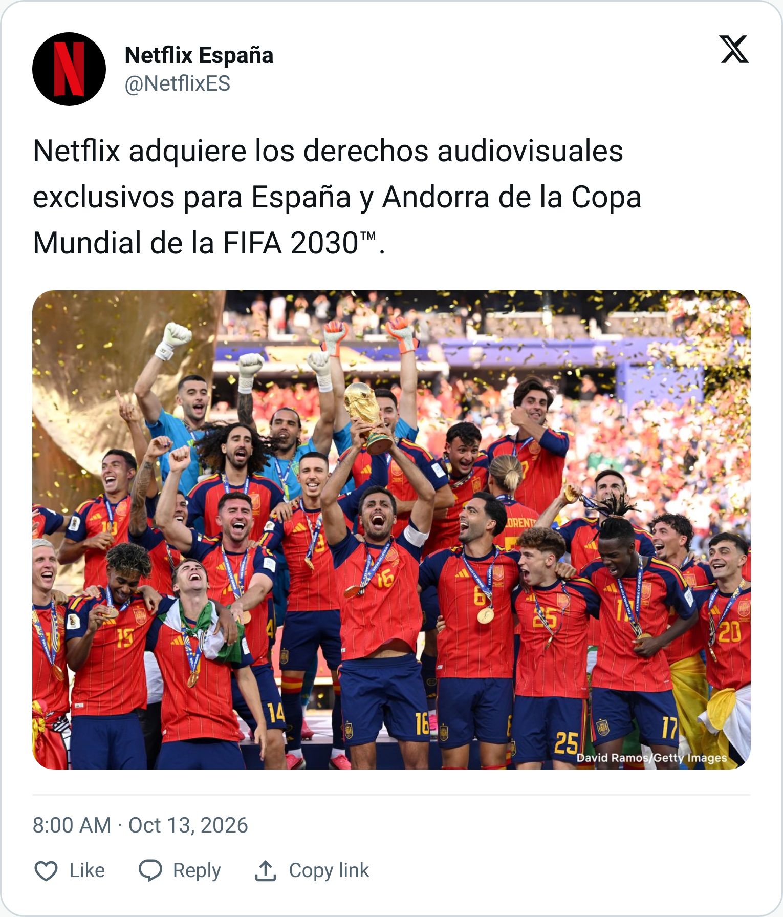 Tweet screenshot
