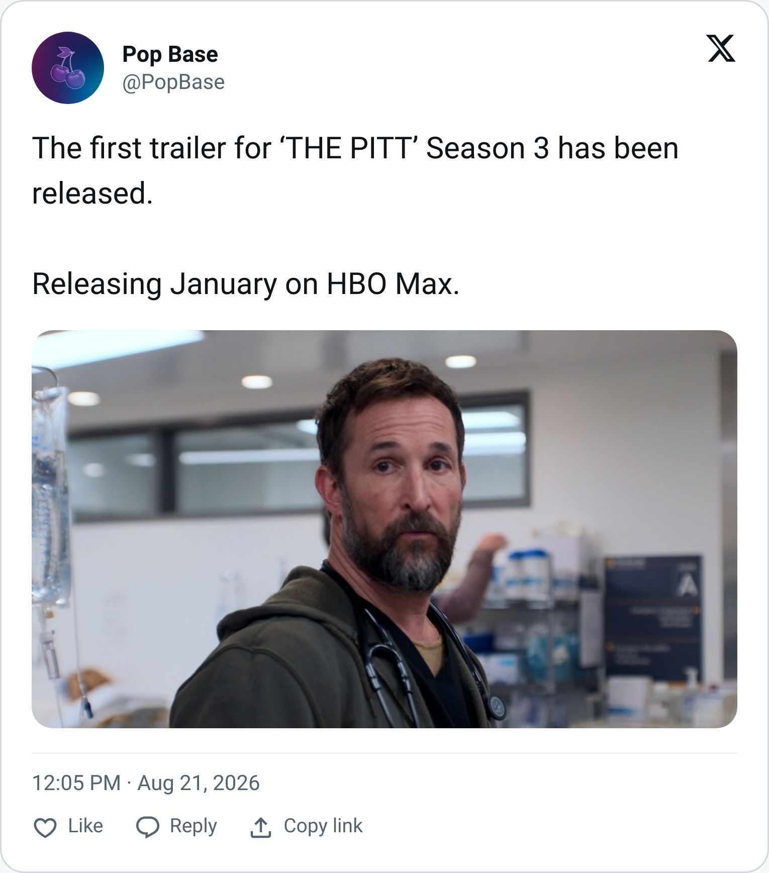 Tweet screenshot
