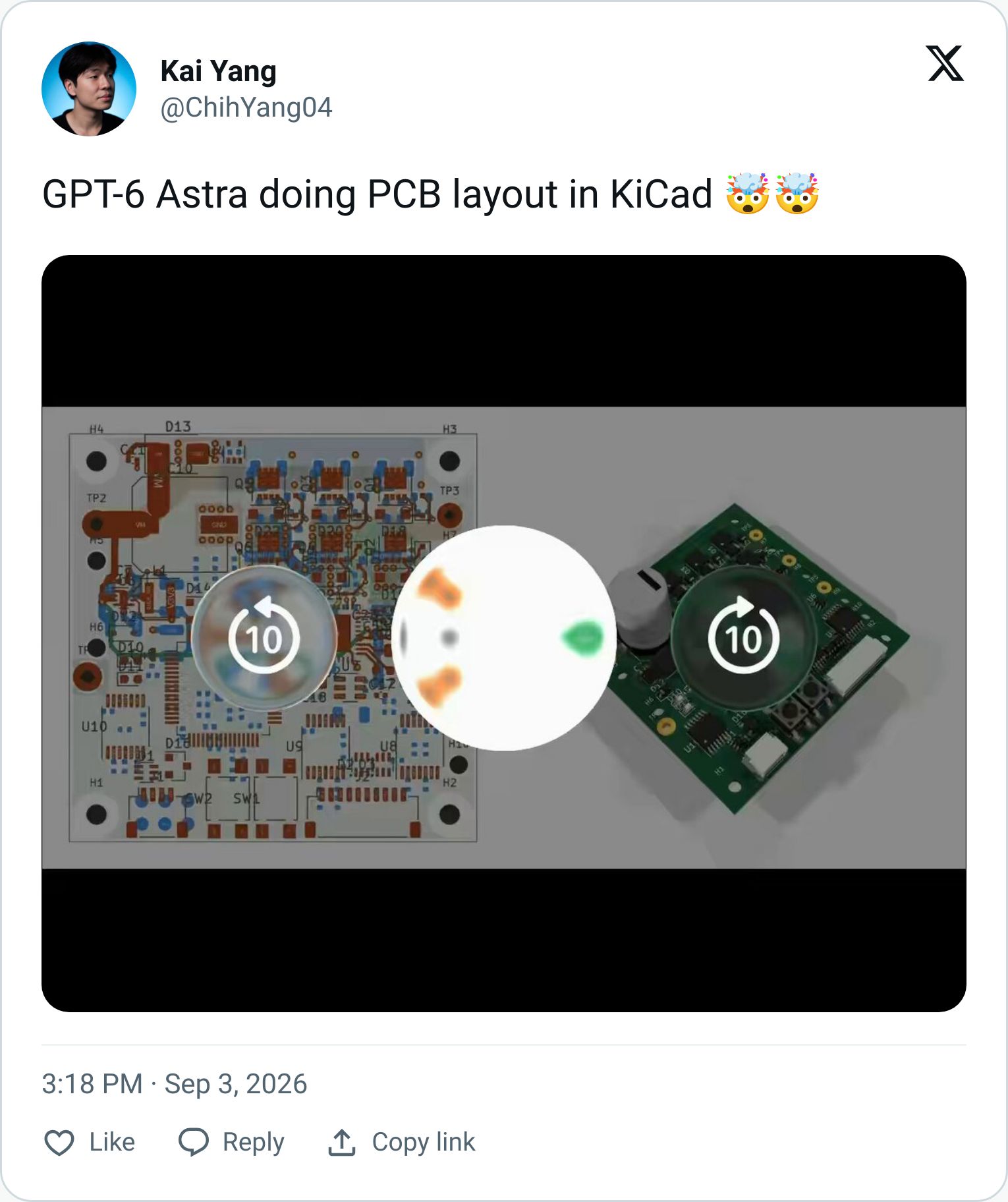 Tweet screenshot